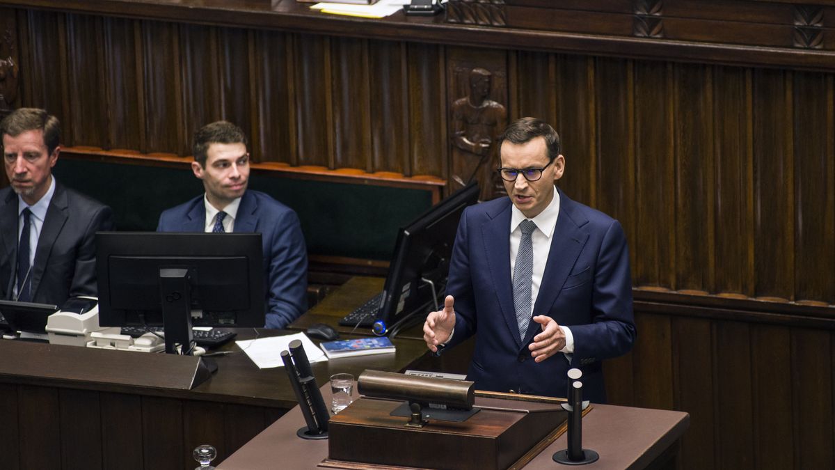Na zdjęciu Mateusz Morawiecki