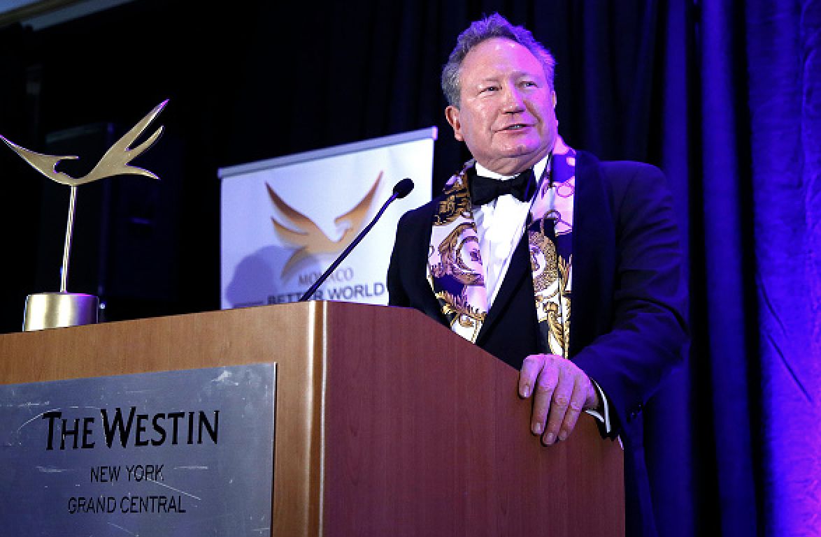 Andrew Forrest, australijski magnat z branży wydobywczej, wystąpił na sądową ścieżkę z Facebookiem. Skarży platformę za wykorzystywanie wizerunku znanych osób bez ich zgody do reklamowania kryptowalut (Getty Images)