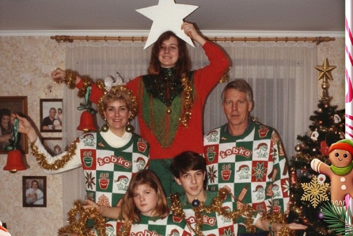 Limitowana kolekcja Żabki na święta. To zimowy zestaw ubrań w klimacie lat 90.