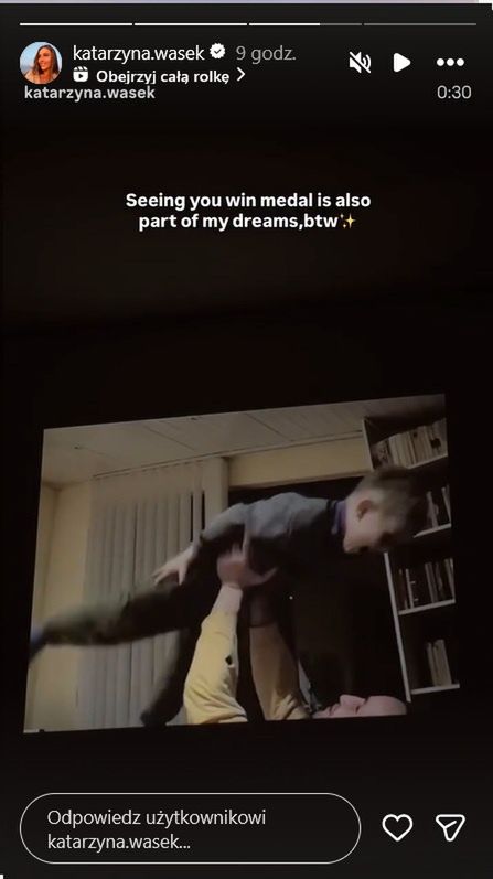 Katarzyna Wąsek siostra Pawła Wąska pokazała nagranie sprzed lat