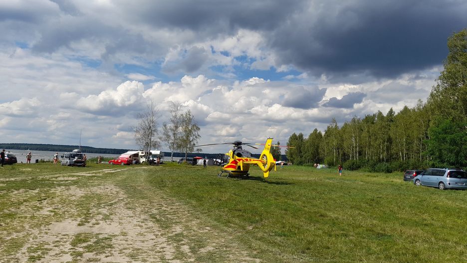 Zderzenie motorówki i skutera wodnego