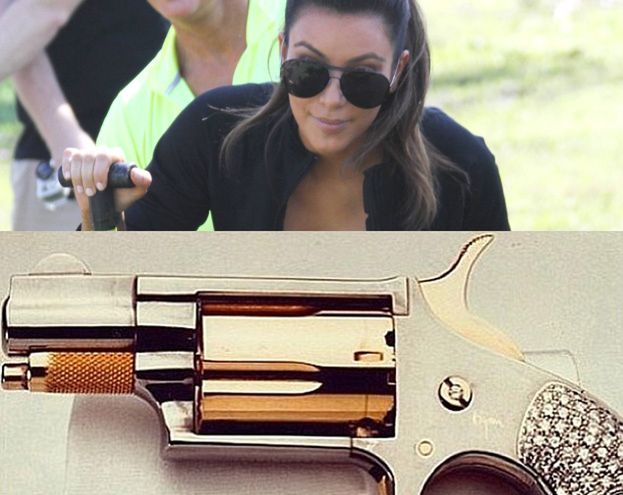 Kim ma pistolet wysadzany diamentami! (FOTO)