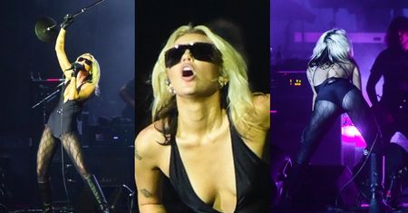 Miley Cyrus wypina się na scenie ku pamięci Taylora Hawkinsa z Foo Fighters! Dobry pomysł? (ZDJĘCIA)