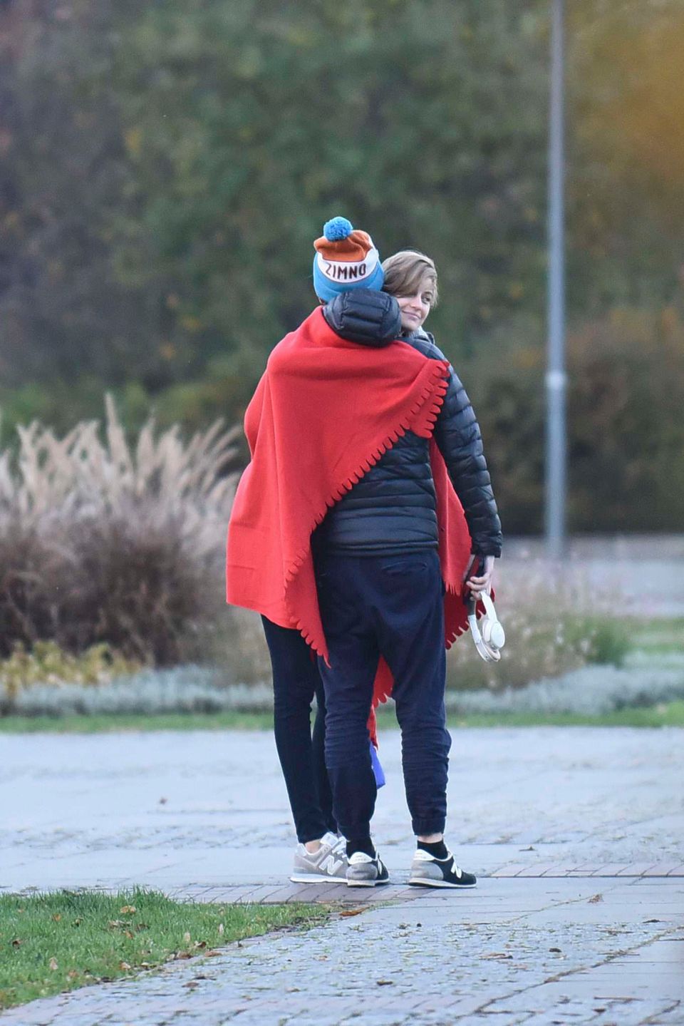 Renata Kaczoruk przytula swojego nowego partnera