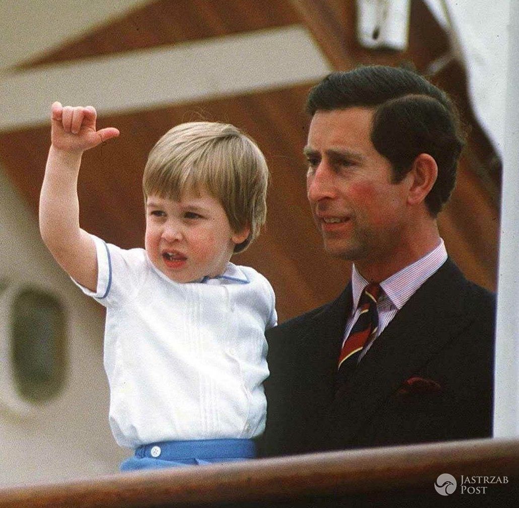 Książę William i książę Karol, 1985 r. (fot. East News)