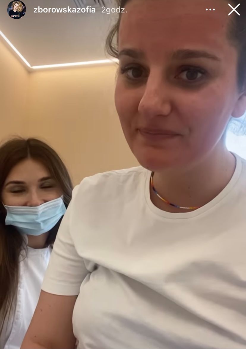 Zofia Zborowska po zabiegu