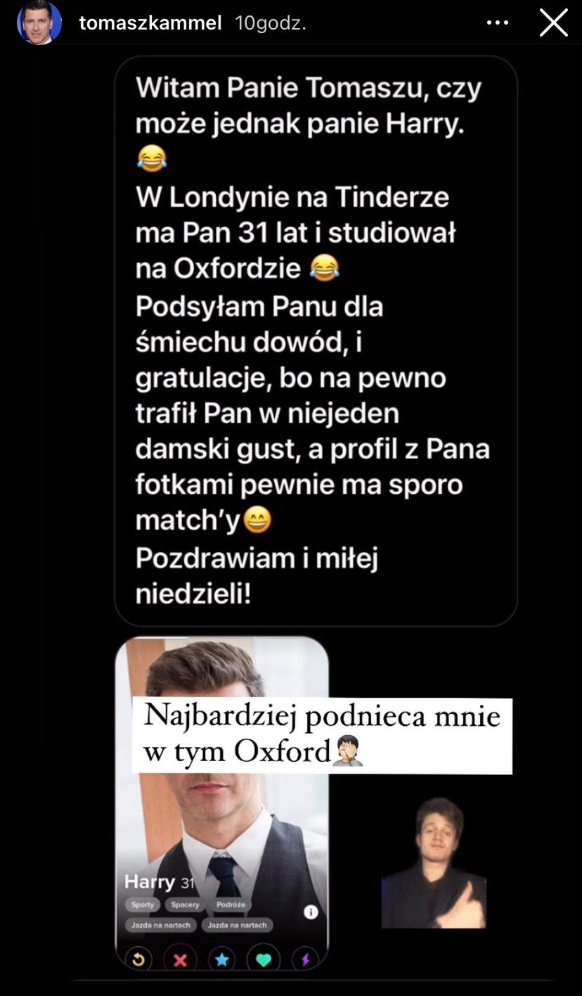 Tomasz Kammel - ktoś się pod niego podszywał