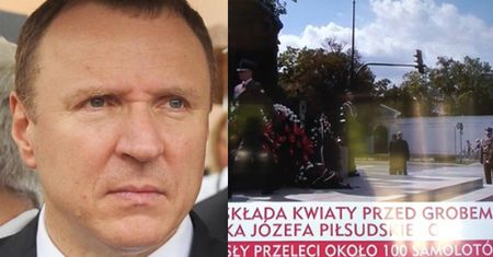TVP Info pomyliła pomnik Piłsudskiego z... GROBEM! "Jacku Kurski, ogarnij tych matołów od pasków!"