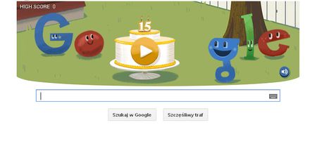 15 urodziny Google. Zagraj w rozbijanie kukiełki pełnej słodyczy