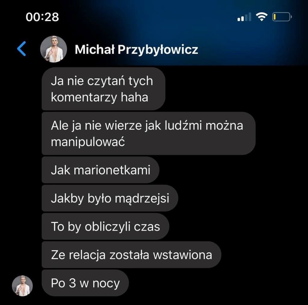 Matka "syna" polskiego Kena ujawnia ich prywatną korespondencję