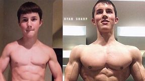 Dokonał nieprawdopodobnej przemiany w cztery lata. 16-letni kulturysta budzi kontrowersje