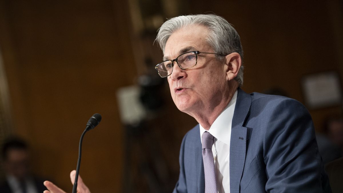 UNITED STATES - FEBRUARY 12: Federal Reserve chairman Jerome Powell testifies before the Senate Banking, Housing and Urban Affairs Committee on the Semiannual Monetary Policy Reporton Wednesday, Feb. 12, 2020. (Photo by Caroline Brehman/CQ-Roll Call, Inc via Getty Images)