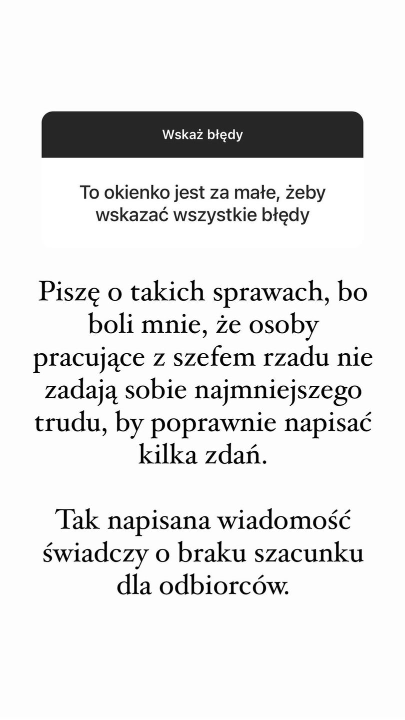 Błędy w e-mailu Mateusza Morawieckiego