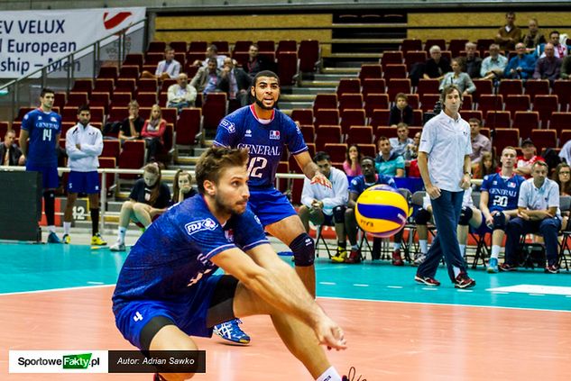 Antonin Rouzier jest zadowolony z postawy swoich kolegów w meczu z Polakami