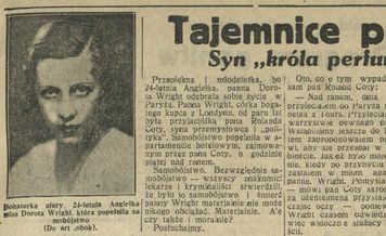 Tajemnica pokoju pana Coty. Śmierć młodej Angielki w hotelu