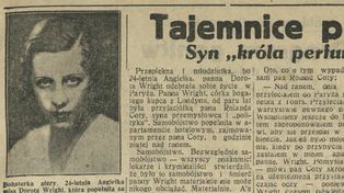 Tajemnica pokoju pana Coty. Śmierć młodej Angielki w hotelu