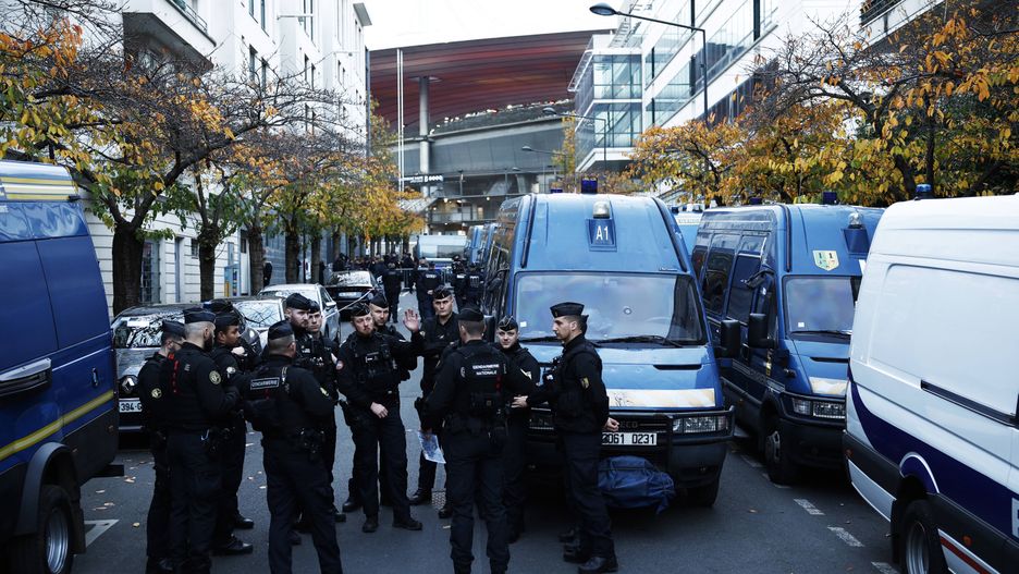 Policja francuska. Zdjęcie ilustracyjne