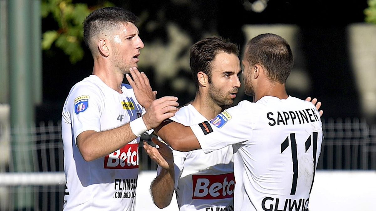 PAP / Sebastian Borowski / Na zdjęciu: piłkarze Piasta Gliwice