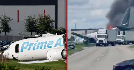 Pilot już lądował. Nagle wypadł z pasa. Jest nagranie