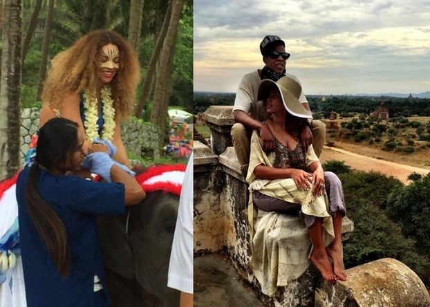 Beyonce na egzotycznych wakacjach! (FOTO)