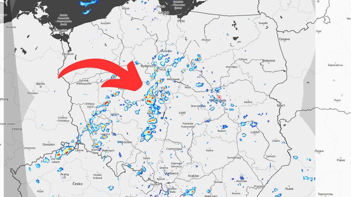Burze uderzają w Polskę