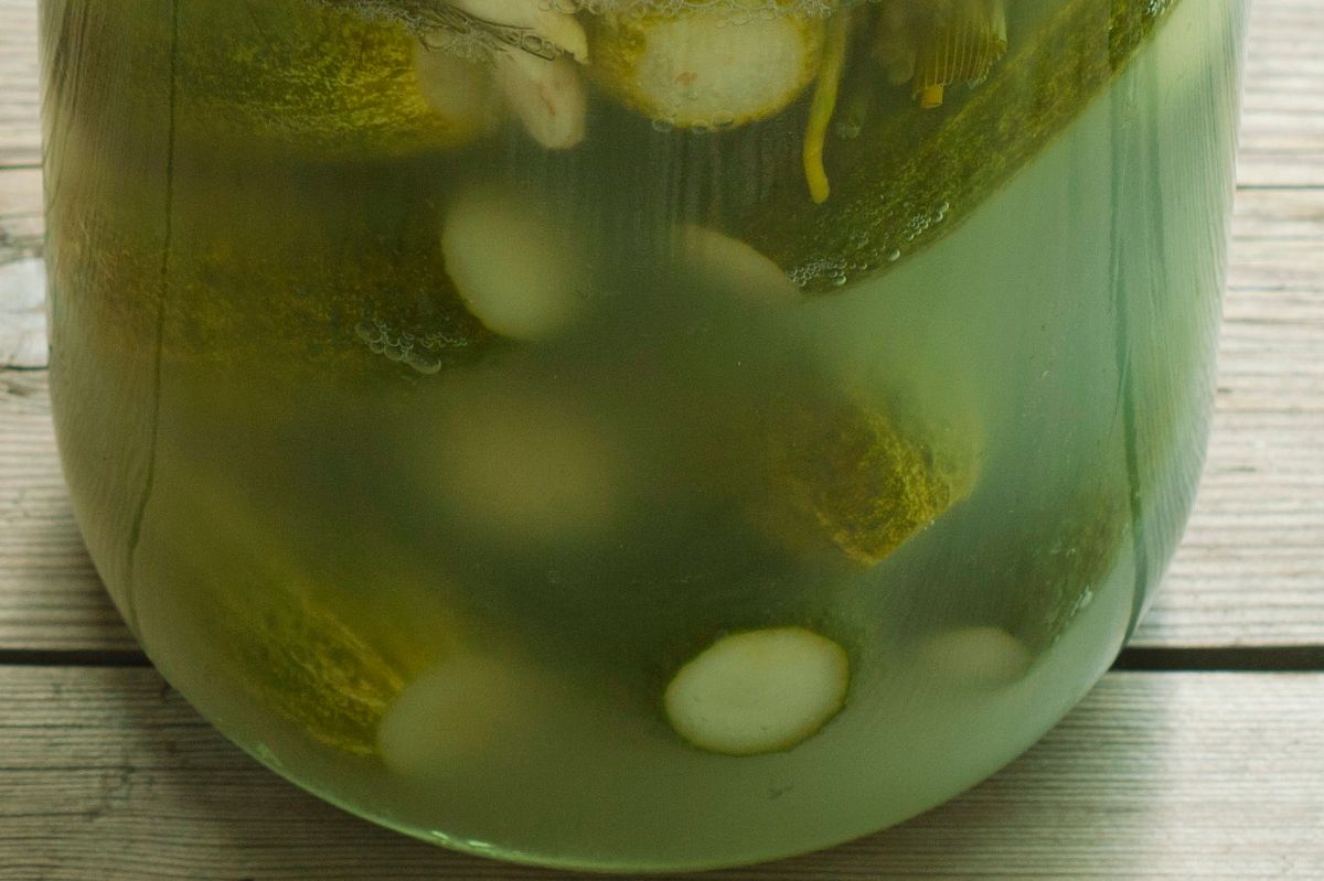 Why do pickled cucumbers come out cloudy?