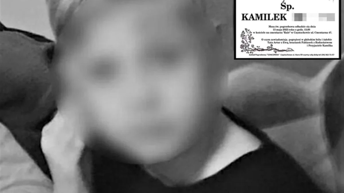 Śmierć Kamila z Częstochowy wstrząsnęła całym krajem. Dziś odbył się pogrzeb zakatowanego przez ojczyma 8-latka