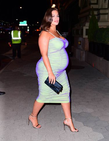 Ashley Graham w ciąży w Nowym Jorku
