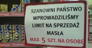Limit na sprzedaż masła - zdjęcia Internautów