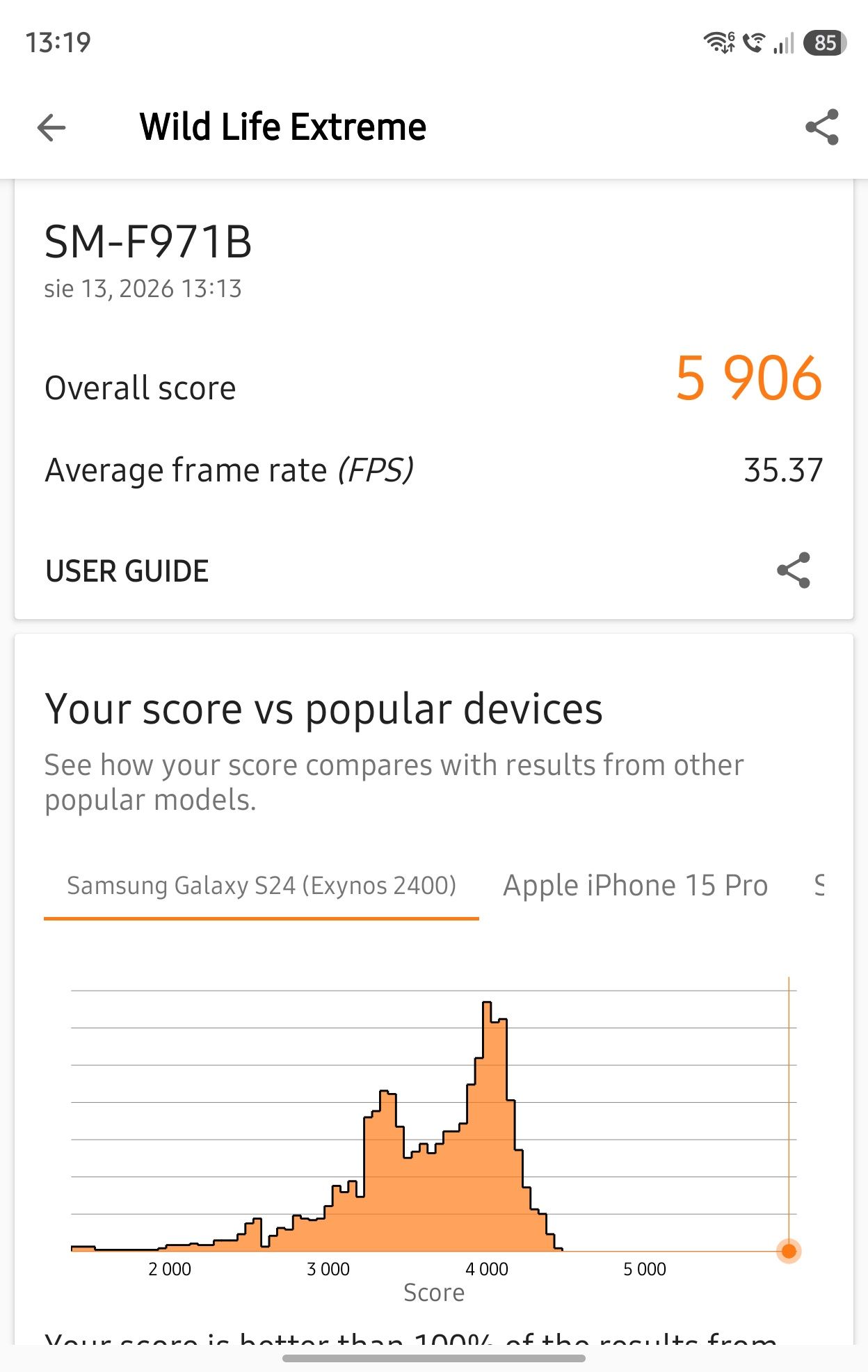 Samsung Galaxy Z Fold 8 - benchmarki