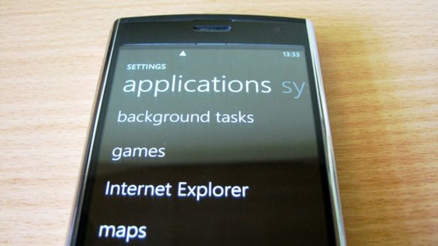 WP 7,5 uprawnienia aplikacji