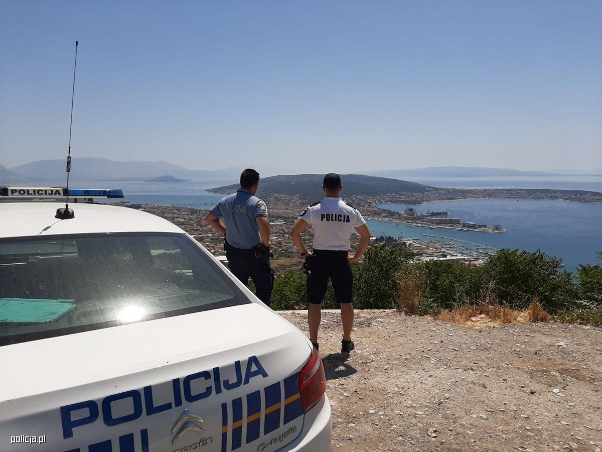 Polscy policjanci patrolują wybrzeże razem z Chorwatami 