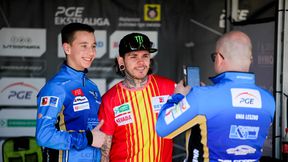 Liga w obrazkach. Na tor nie wyjechał, ale fotkę z mistrzem sobie zrobił