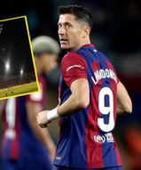 Widziała z trybun, jak Lewandowski ratuje Barcelonę