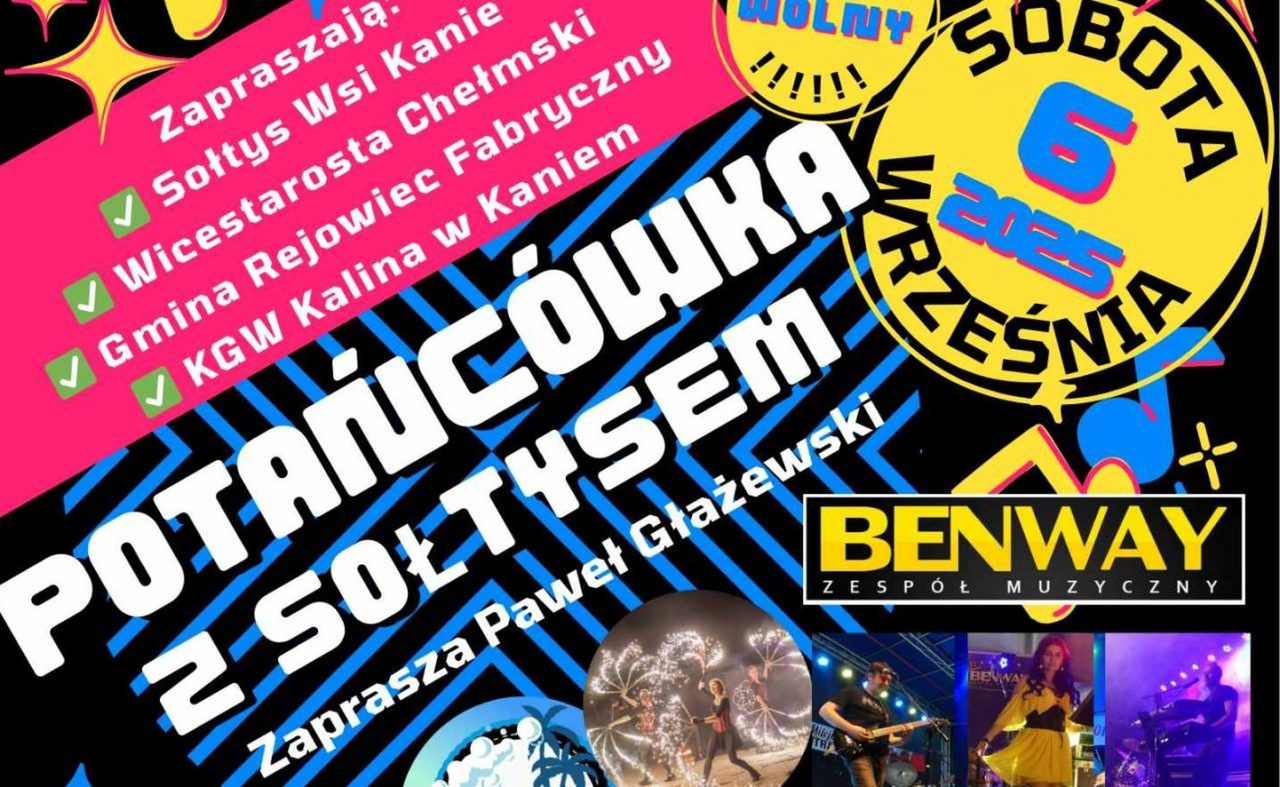 Kanie: Potańcówka z Sołtysem. Szereg atrakcji dla całych rodzin