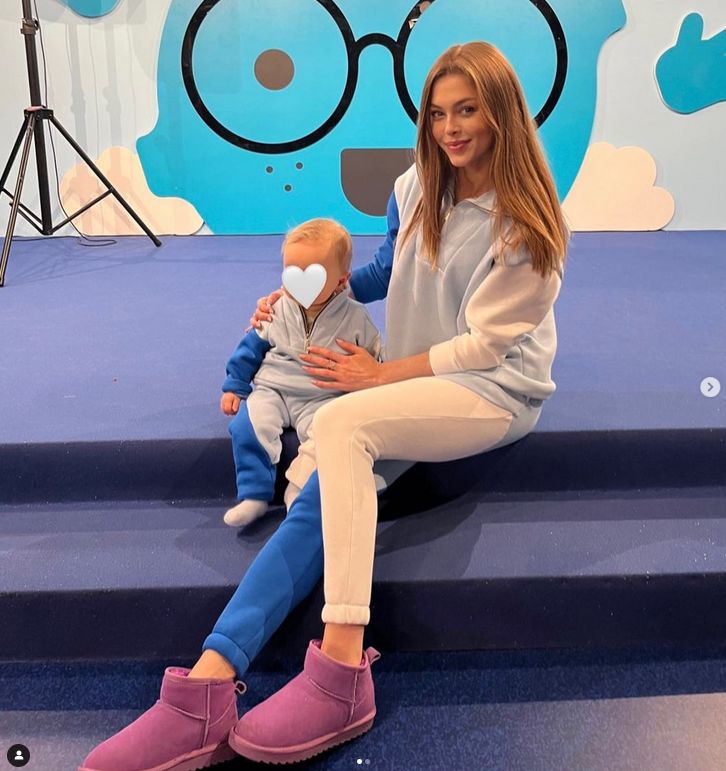 Joanna Opozda z synem