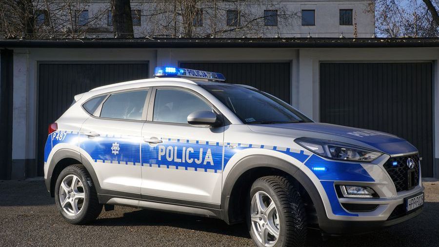 Hyundai tuscon to nowy nabytek policji w Piekarach Śląskich.