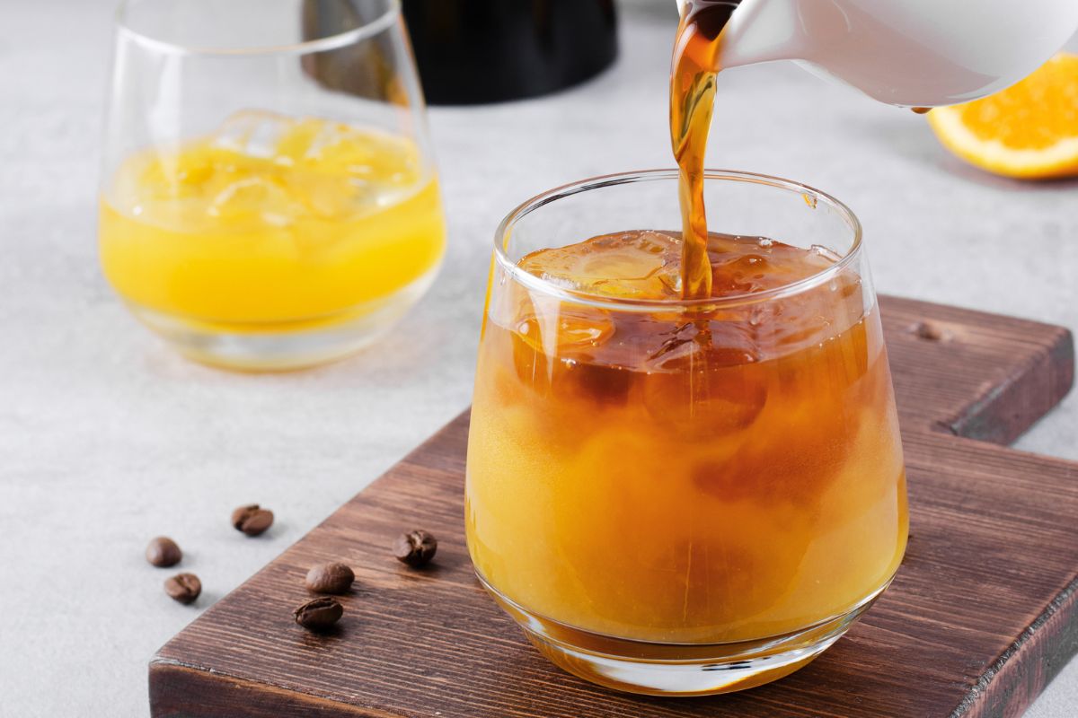 Espresso z sokiem pomarańczowym - Pyszności