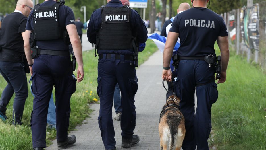 March Of The Living In Oswiecim
In Brzezinka, Poland, on April 24, 2025, police officers with a police dog participate in the March of the Living at Auschwitz II-Birkenau. The March of the Living has been organized in Oswiecim since 1988. On the 37th anniversary of the first event, people from all over the world participate. Participants march through the so-called Road of Death, the route between the former Auschwitz I and Auschwitz II-Birkenau camps. The march is led by 80 Holocaust survivors and survivors of the Hamas attack on October 7. (Photo by Klaudia Radecka/NurPhoto via Getty Images)
NurPhoto
police officers, march, 37th anniversary, oswiecim, hamas attack survivors, worldwide, policjant, road of death, holocaust remembrance, klaudia radecka, anti-semitism, april 24, historical event, policja, death road, survivors, jewish history, holocaust survivors, nurphoto, auschwitz ii-birkenau camps, participants, auschwitz, auschwitz ii-birkenau, brzezinka, jews, auschwitz i, march of the living, commemoration