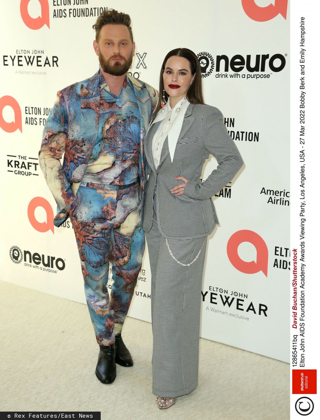 Bobby Berk and Emily Hampshir