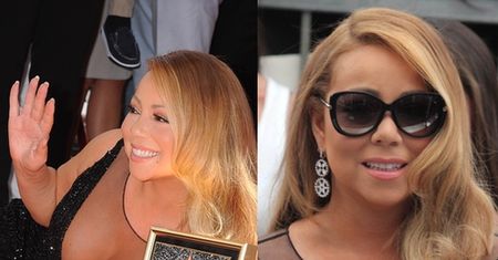 Piersi Mariah Carey na czerwonym dywanie...