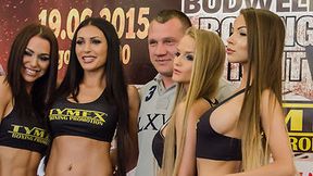 Aniołki Tymexu czyli Ring Girls gali Budweld Boxing Night