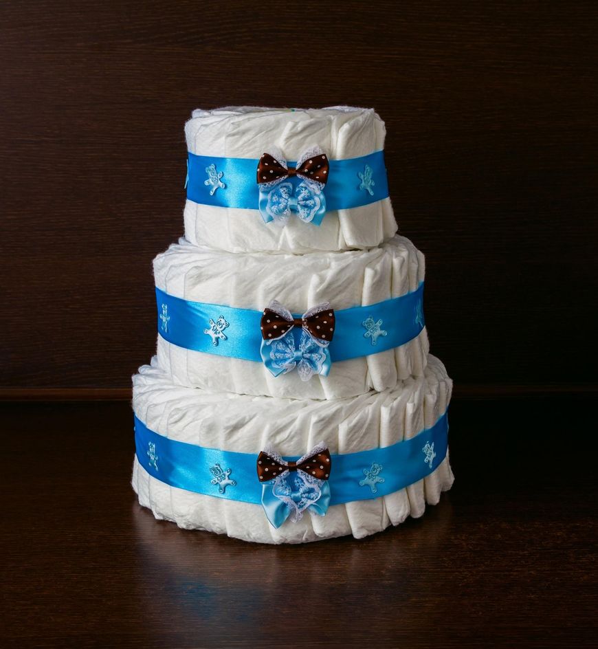 Tort z pampersów - kształty - Tort z pampersów - na jakie okazje, zrób