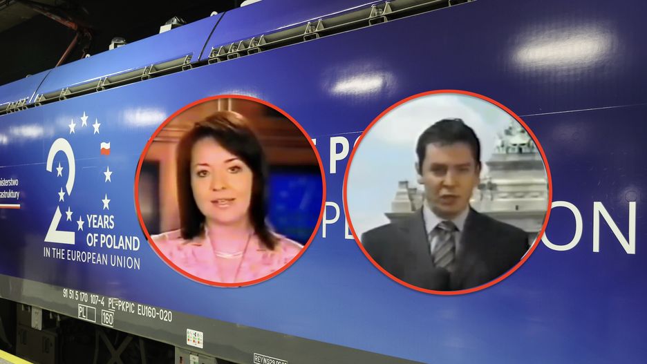 20-lecie obecności Polski w Unii Europejskiej. Danuta Holecka i Michał Adamczyk, twarze propagandowej telewizji PiS, przed laty byli nastawieni entuzjastycznie