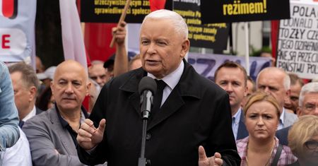 Wykrzykują hasło na każdym wiecu. Kaczyński: nie jest wulgarne