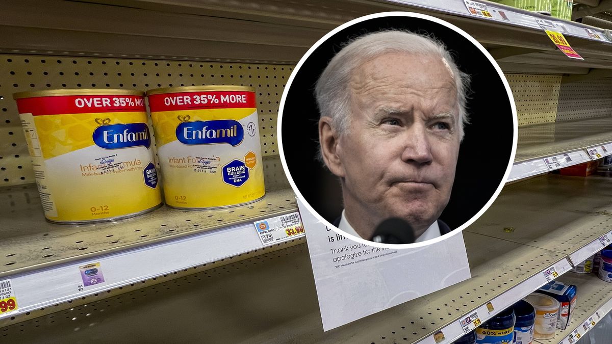 Mleko dla niemowląt Joe Biden