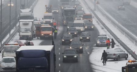 Wypadek na A4. Zderzenie 10 ciężarówek