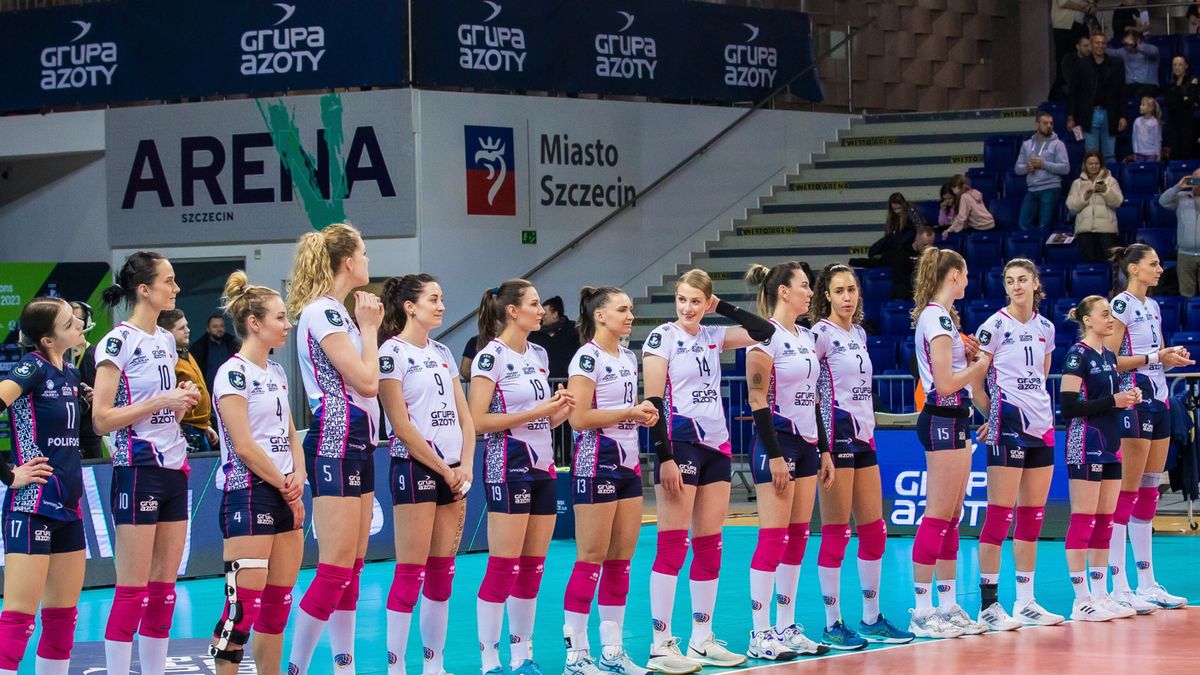 PAP/EPA / Jerzy Muszyński / Na zdjęciu: siatkarki Grupy Azoty Chemika Police