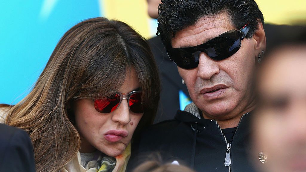 Giannina Maradona i Diego Maradona