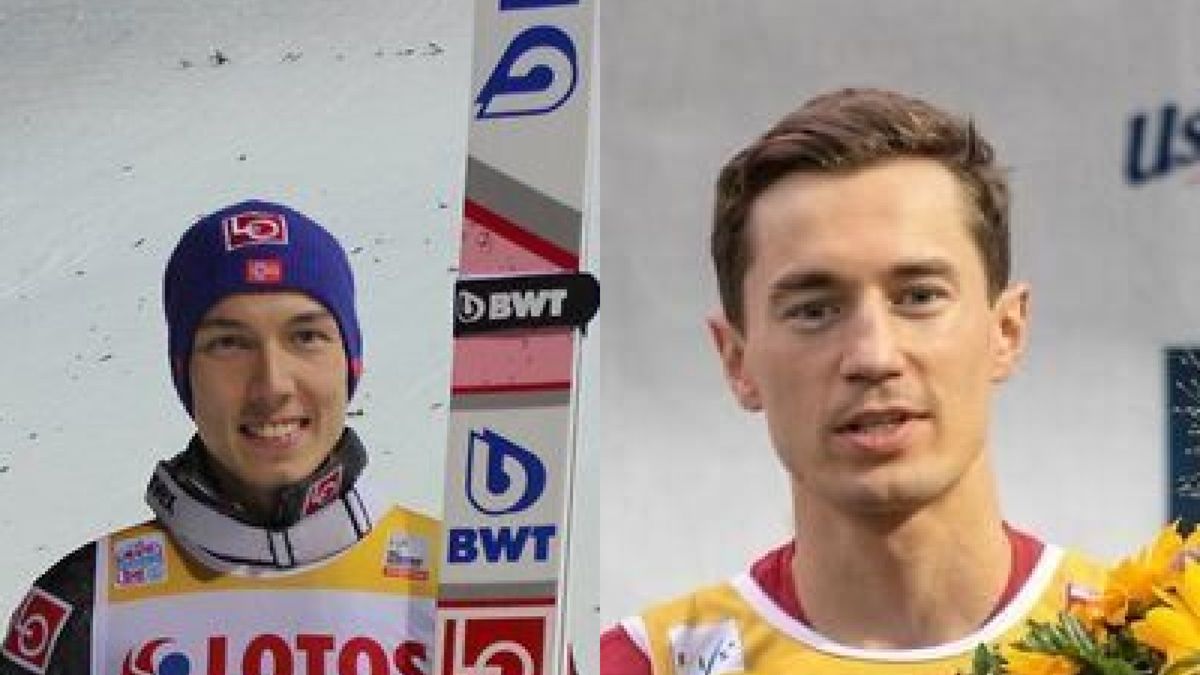 Zdjęcie: Johan Andre Forfang i Kamil Stoch